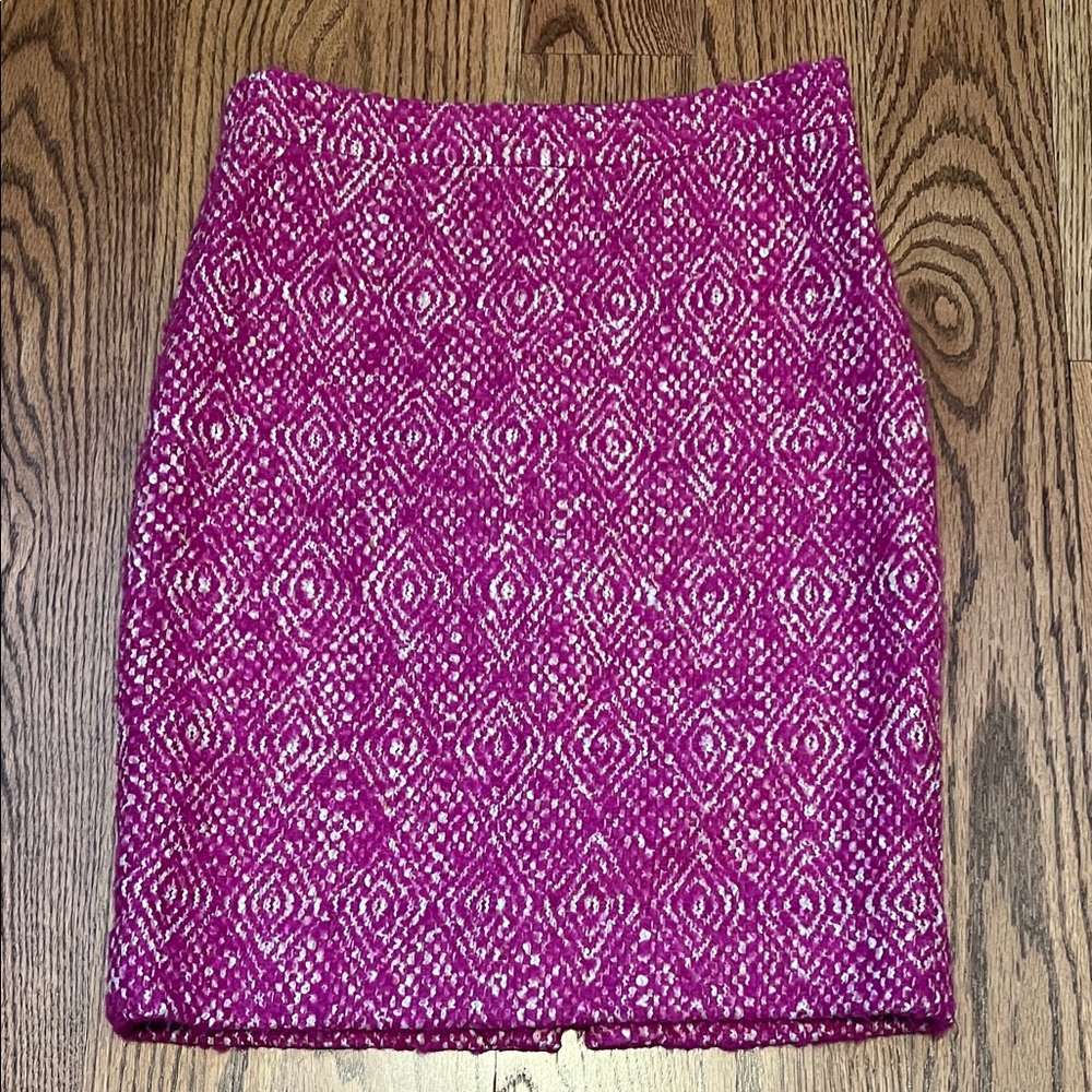 J. Crew Tweed Bouclé Pencil Skirt 0P